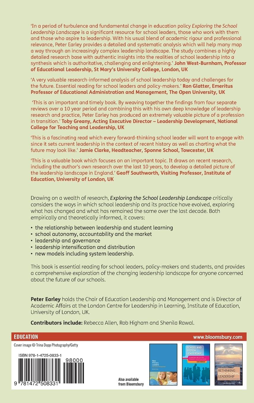 Rückseitencover Exploring the School Leadership Landscape