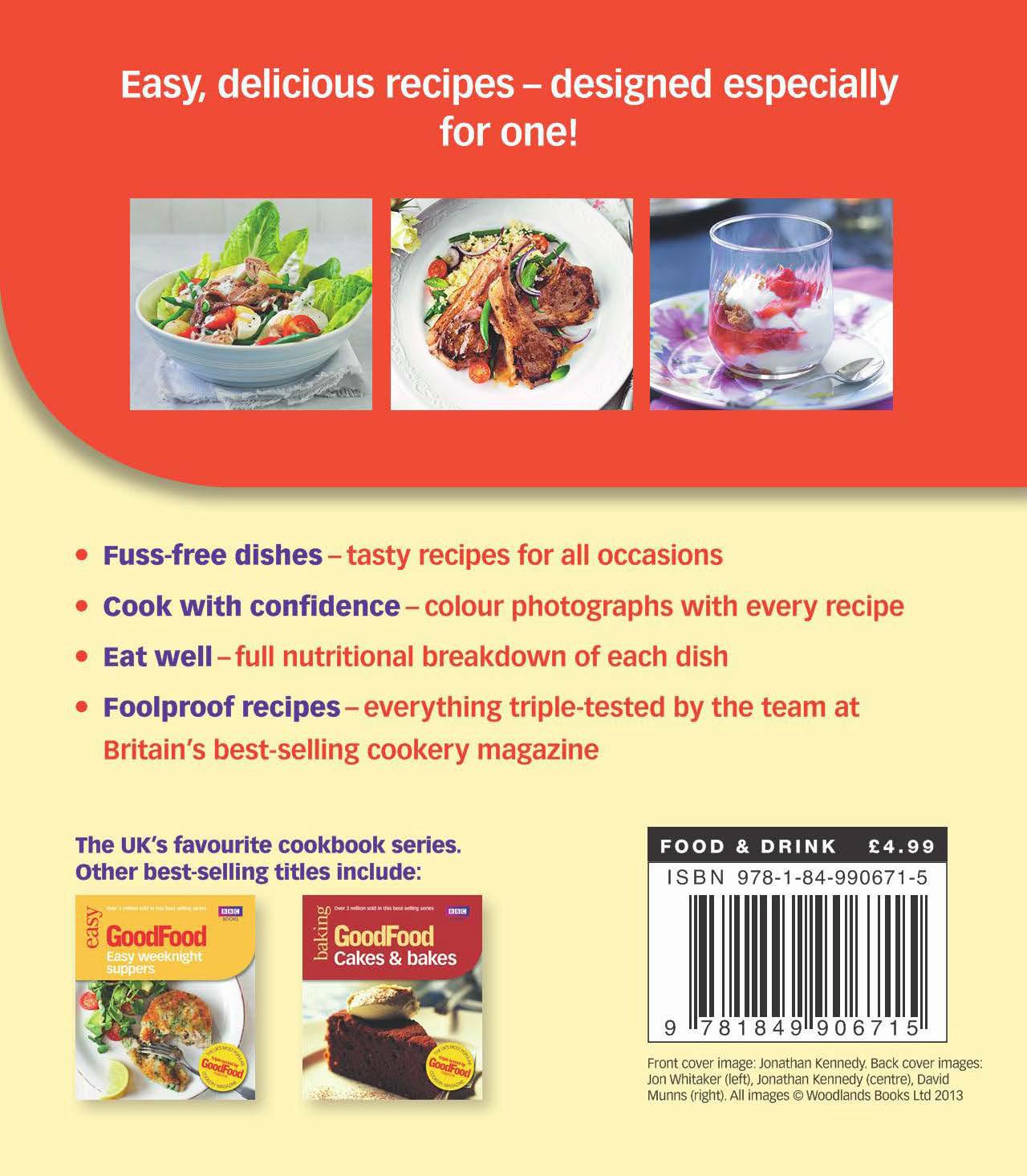 Rückseitencover Good Food: Meals for One