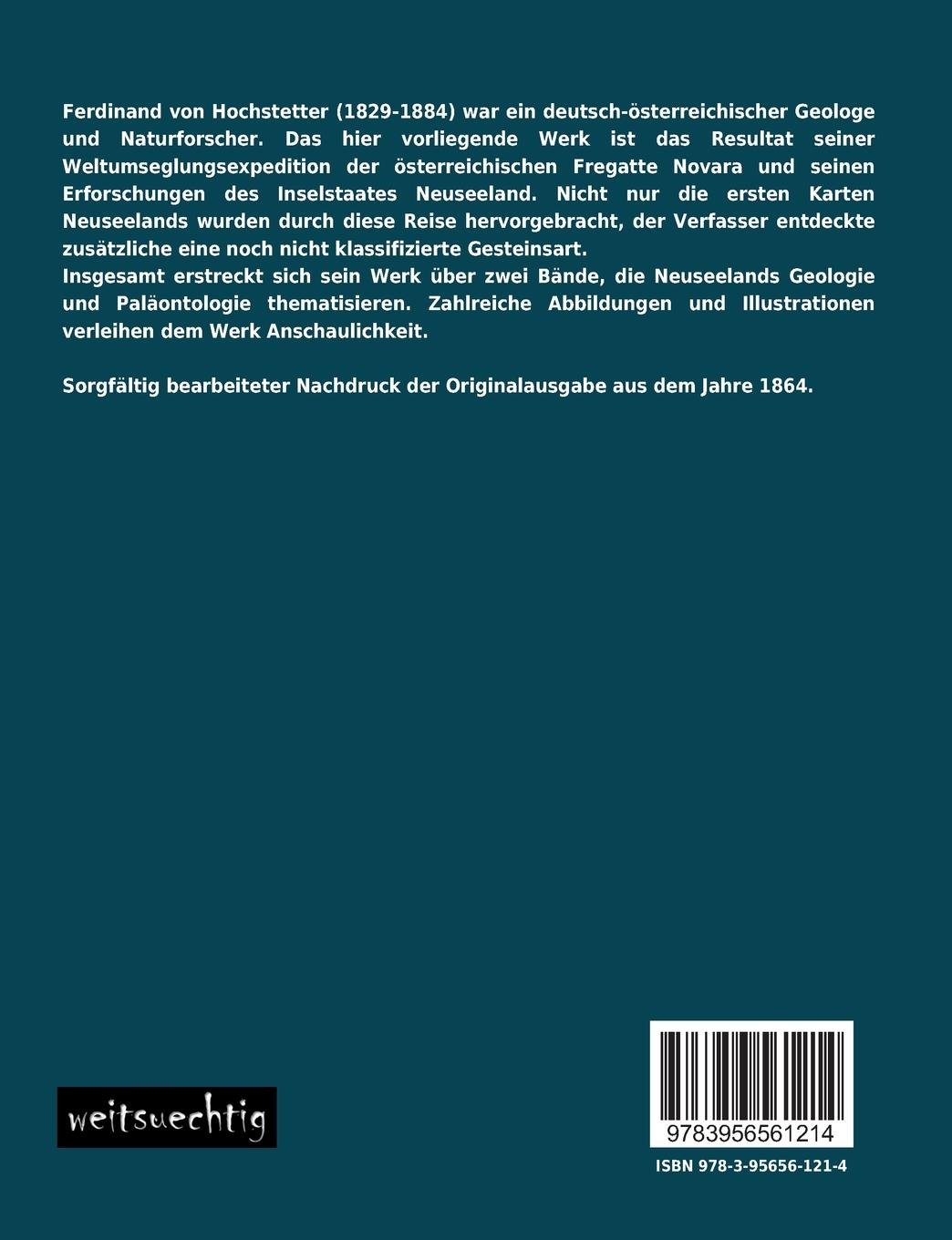 Rückseitencover Reise der österreichischen Fregatte Novara um die Erde