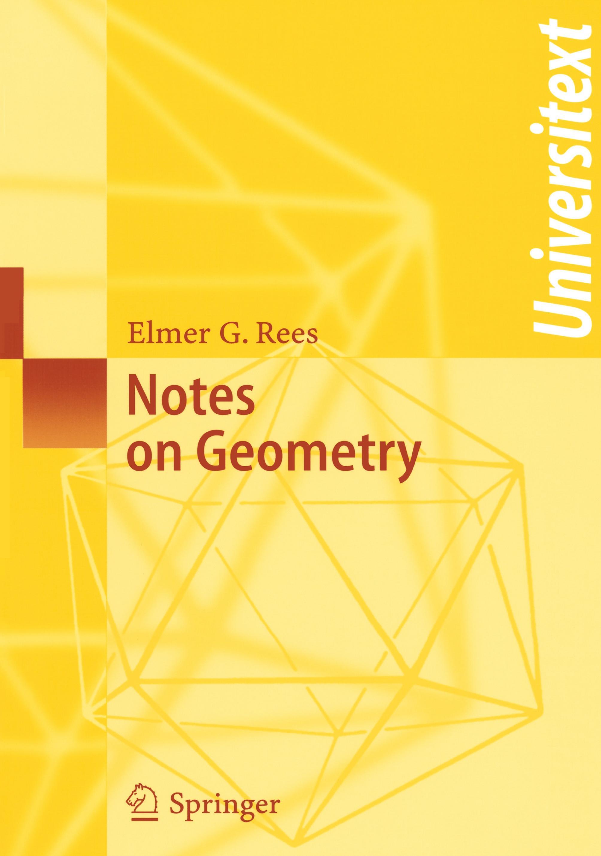 Vorderes Coverbild Notes on Geometry