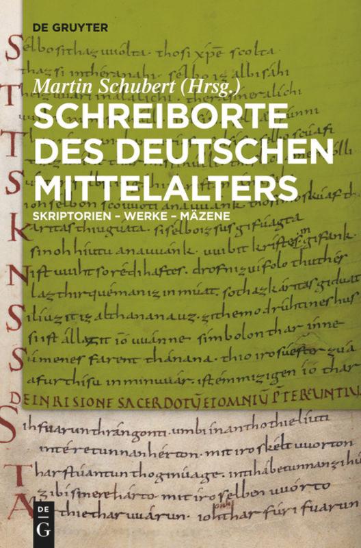 Vorderes Coverbild Schreiborte des deutschen Mittelalters