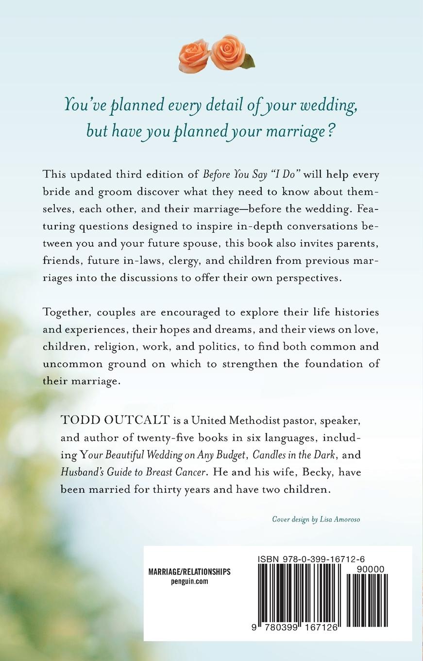 Rückseitencover Before You Say "I Do"