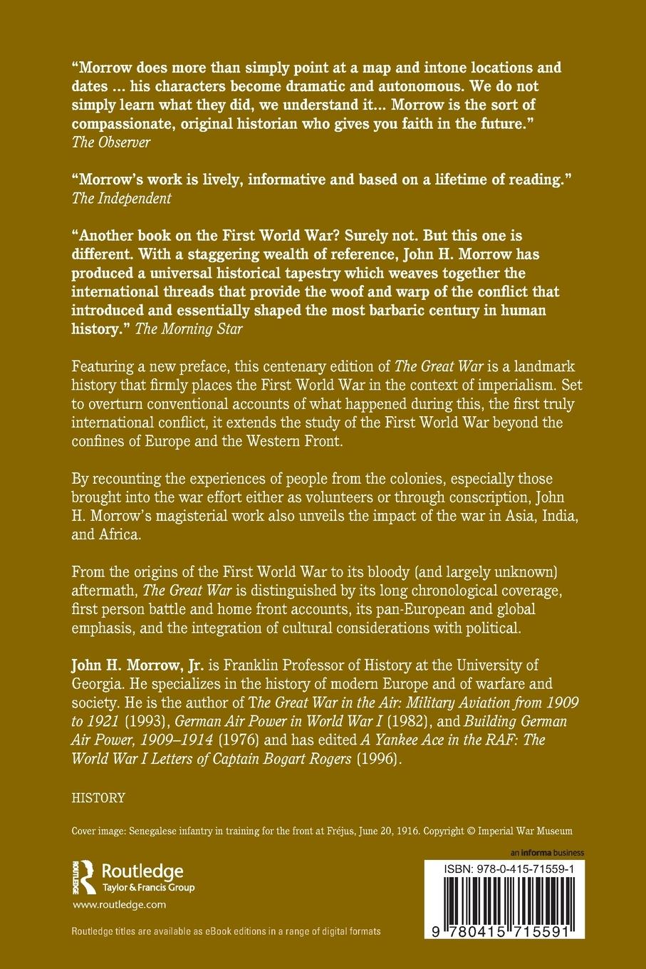 Rückseitencover The Great War