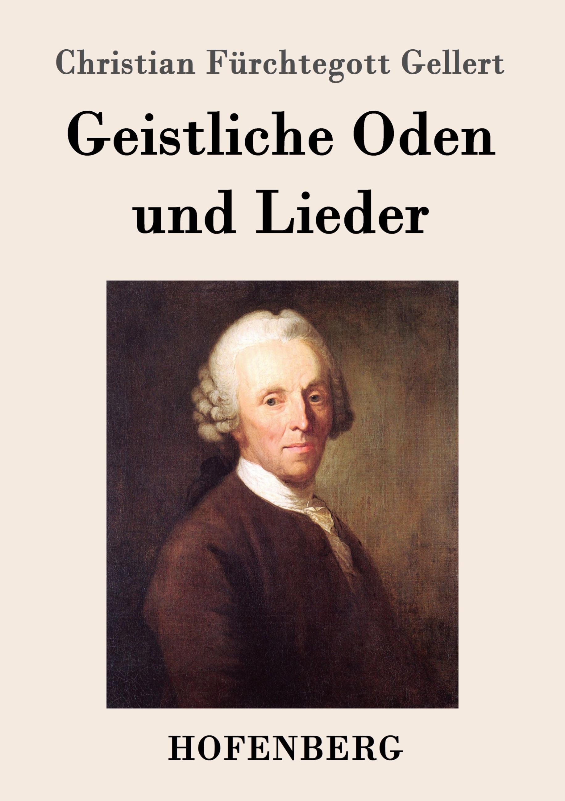 Vorderes Coverbild Geistliche Oden und Lieder