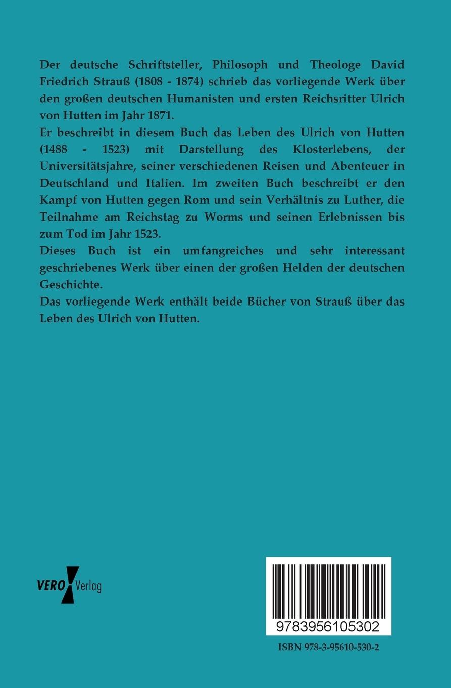 Rückseitencover Ulrich von Hutten