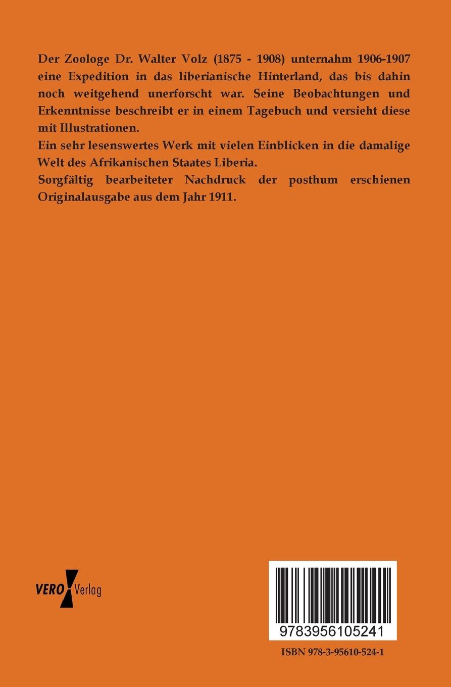 Rückseitencover Reise durch das Hinterland von Liberia