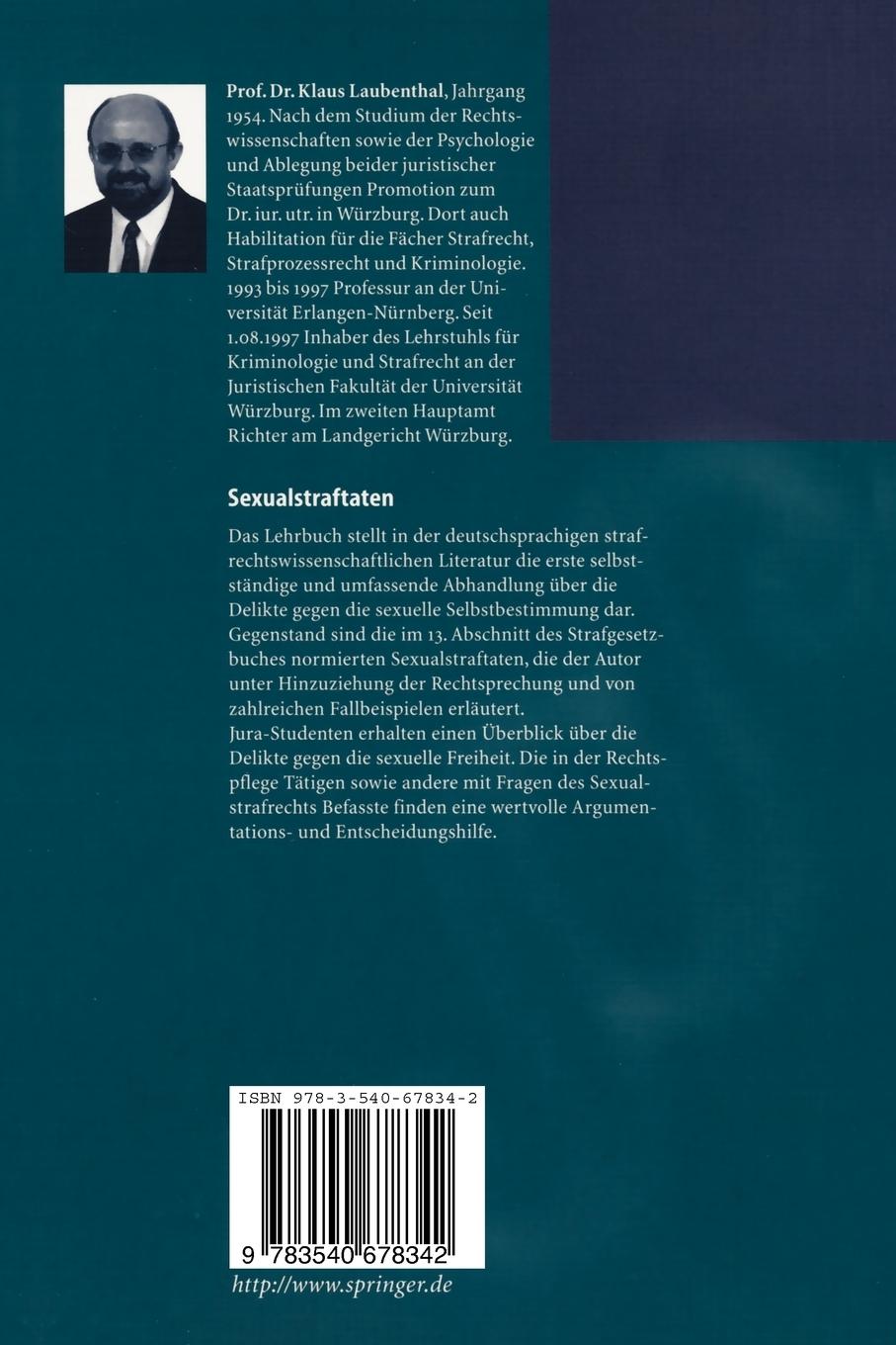 Rückseitencover Sexualstraftaten