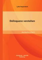Vorderes Coverbild Delinquenz verstehen