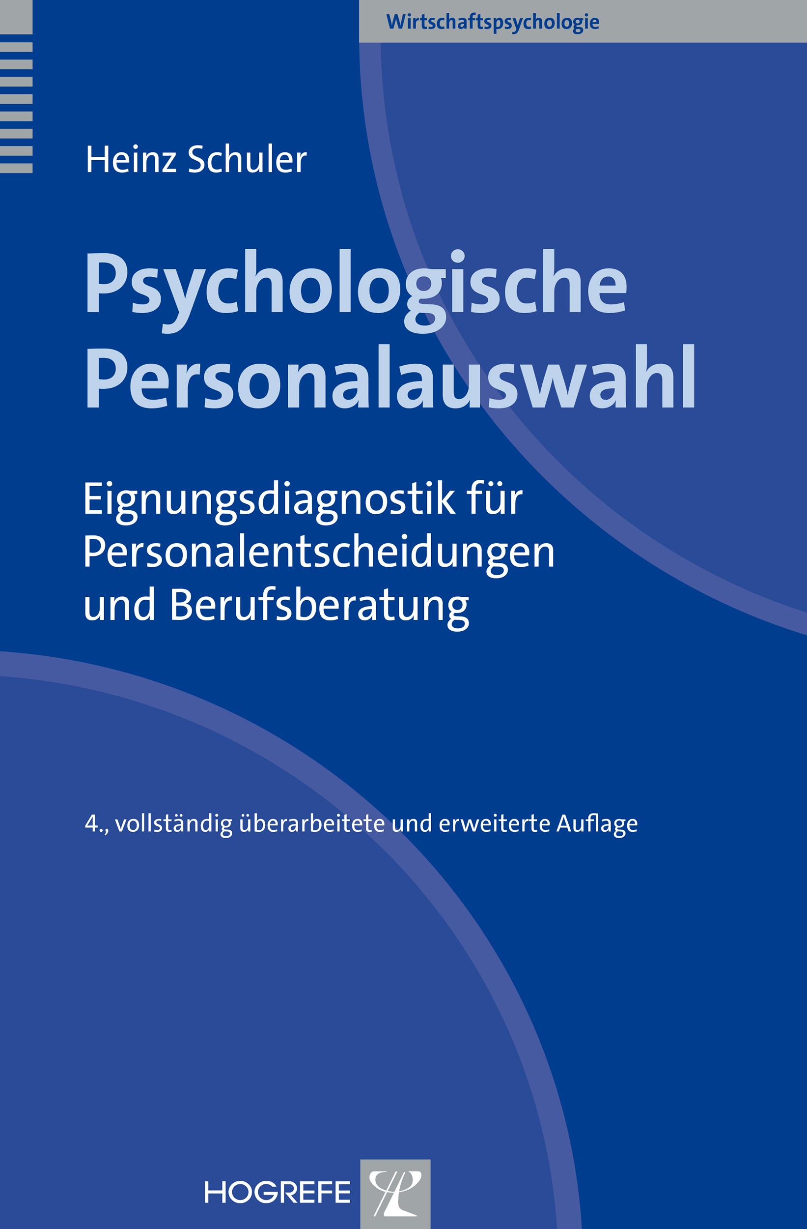 Vorderes Coverbild Psychologische Personalauswahl
