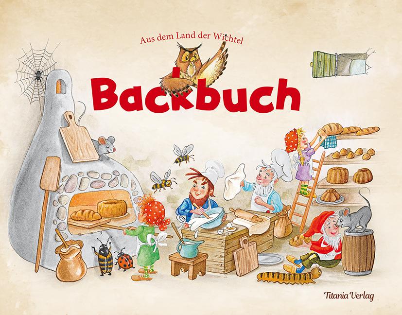 Vorderes Coverbild Backbuch. Aus dem Land der Wichtel
