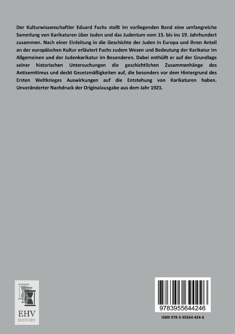 Rückseitencover Die Juden in der Karikatur