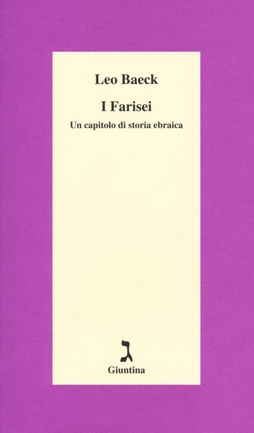 Vorderes Coverbild I farisei. Un capitolo di storia ebraica