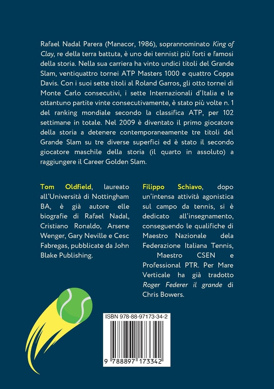 Rückseitencover RAFAEL NADAL LA SUA STORIA