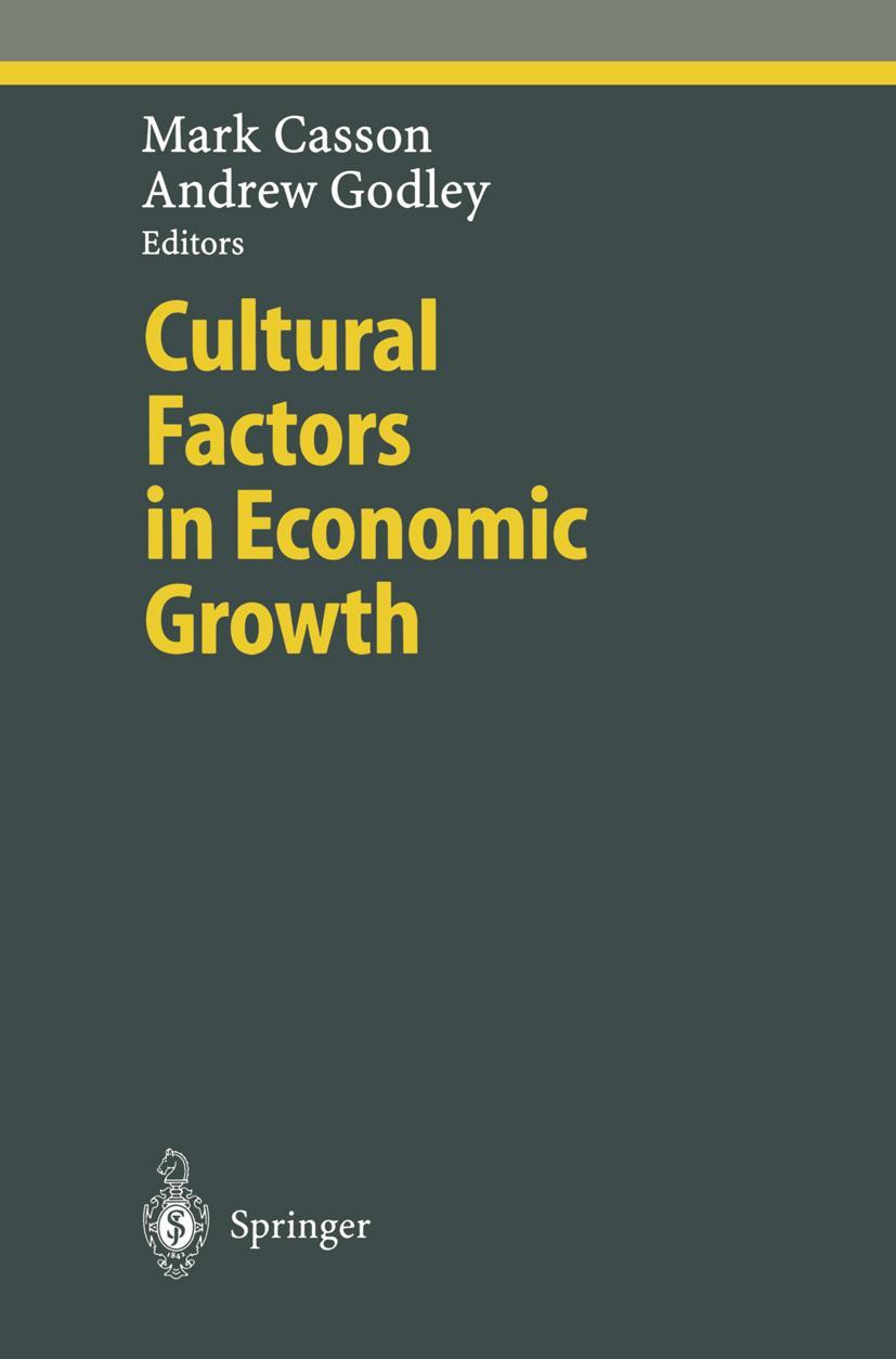 Vorderes Coverbild Cultural Factors in Economic Growth
