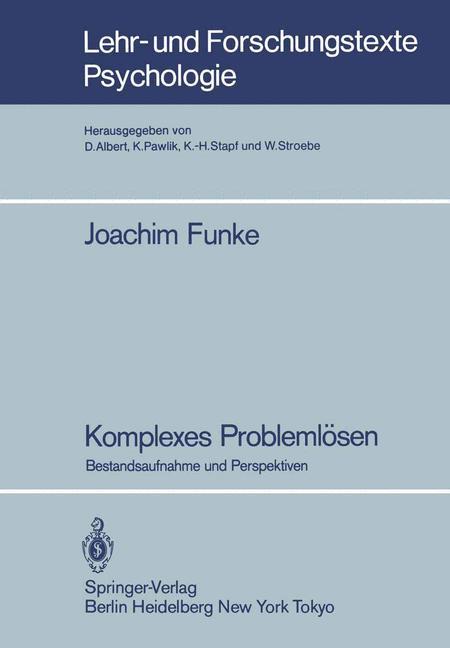 Vorderes Coverbild Komplexes Problemlösen