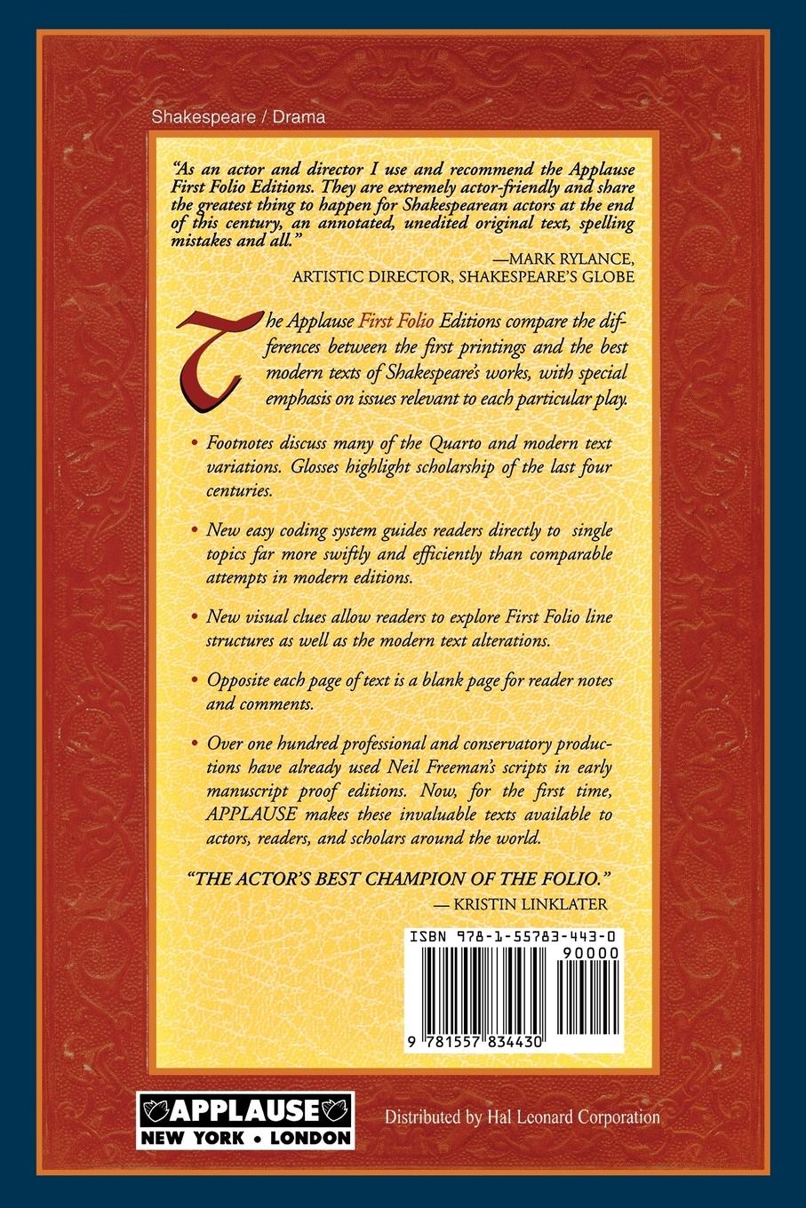 Rückseitencover All's Well That Ends Well