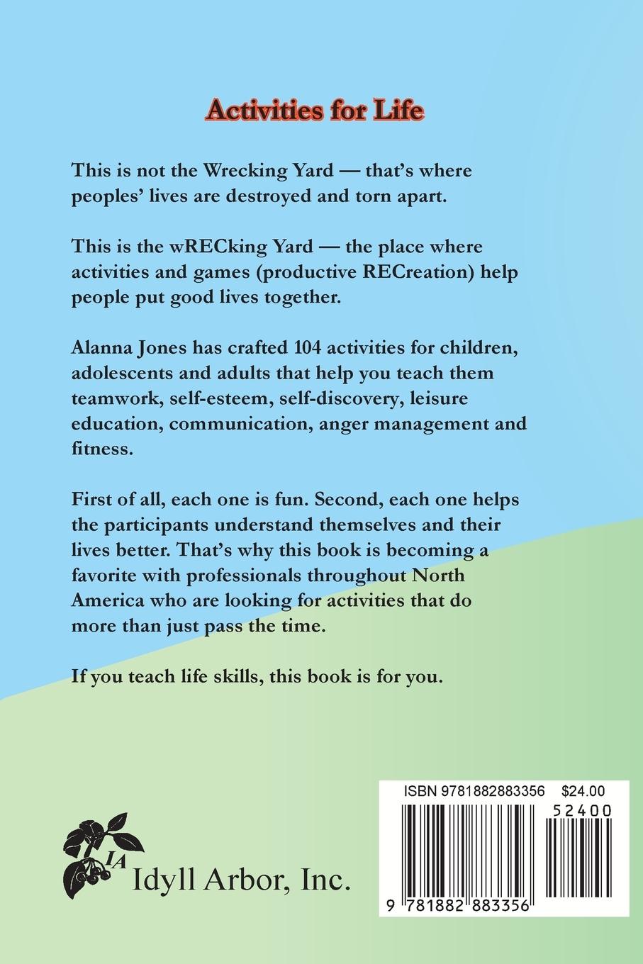 Rückseitencover The wRECking Yard of Games and Activities