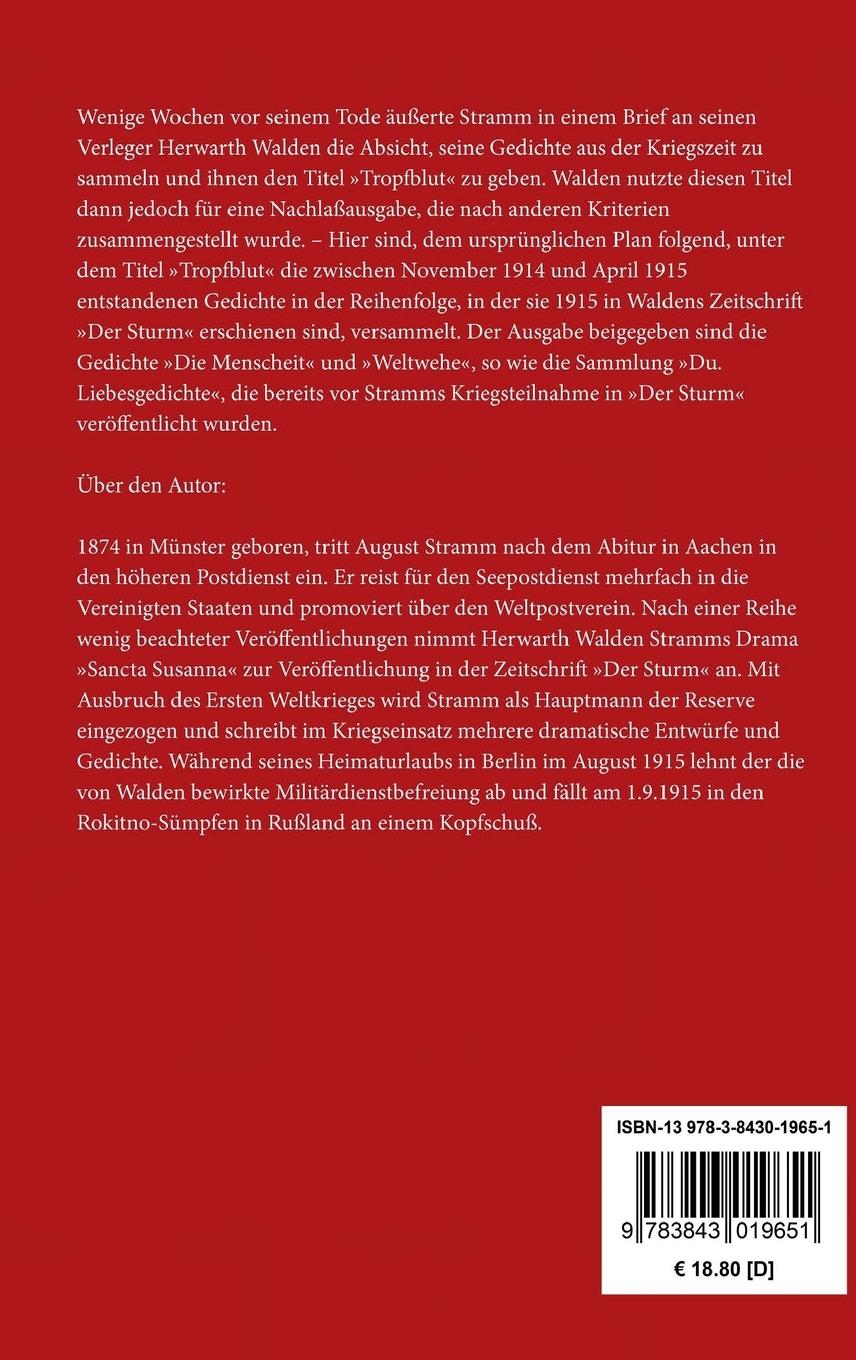 Rückseitencover Tropfblut