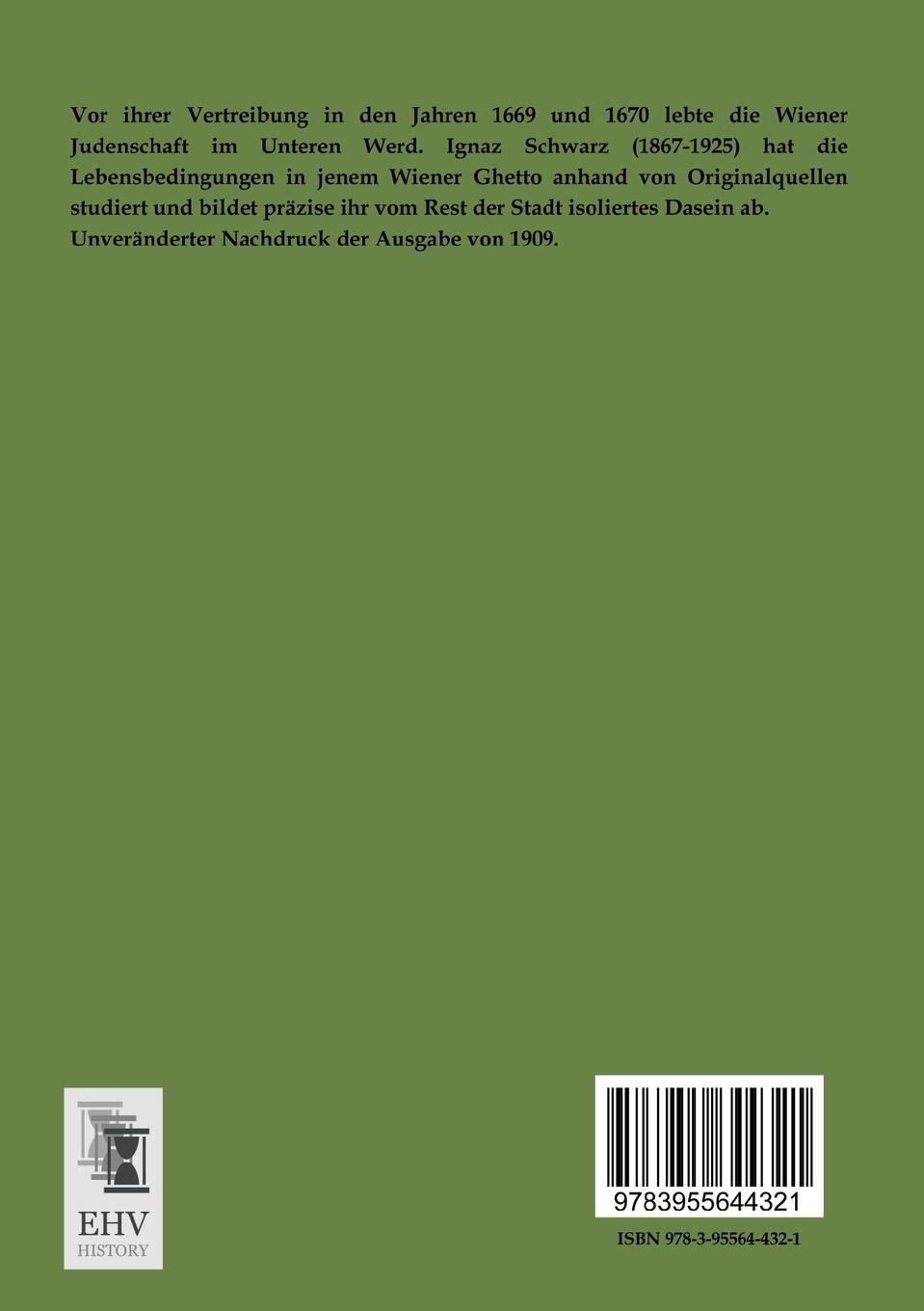 Rückseitencover Das Wiener Ghetto