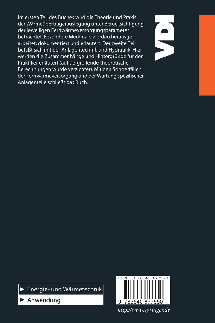 Rückseitencover Fernwärmeversorgung