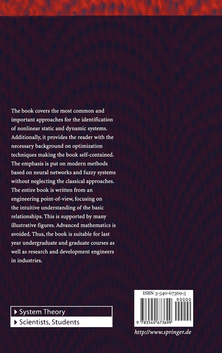 Rückseitencover Nonlinear System Identification