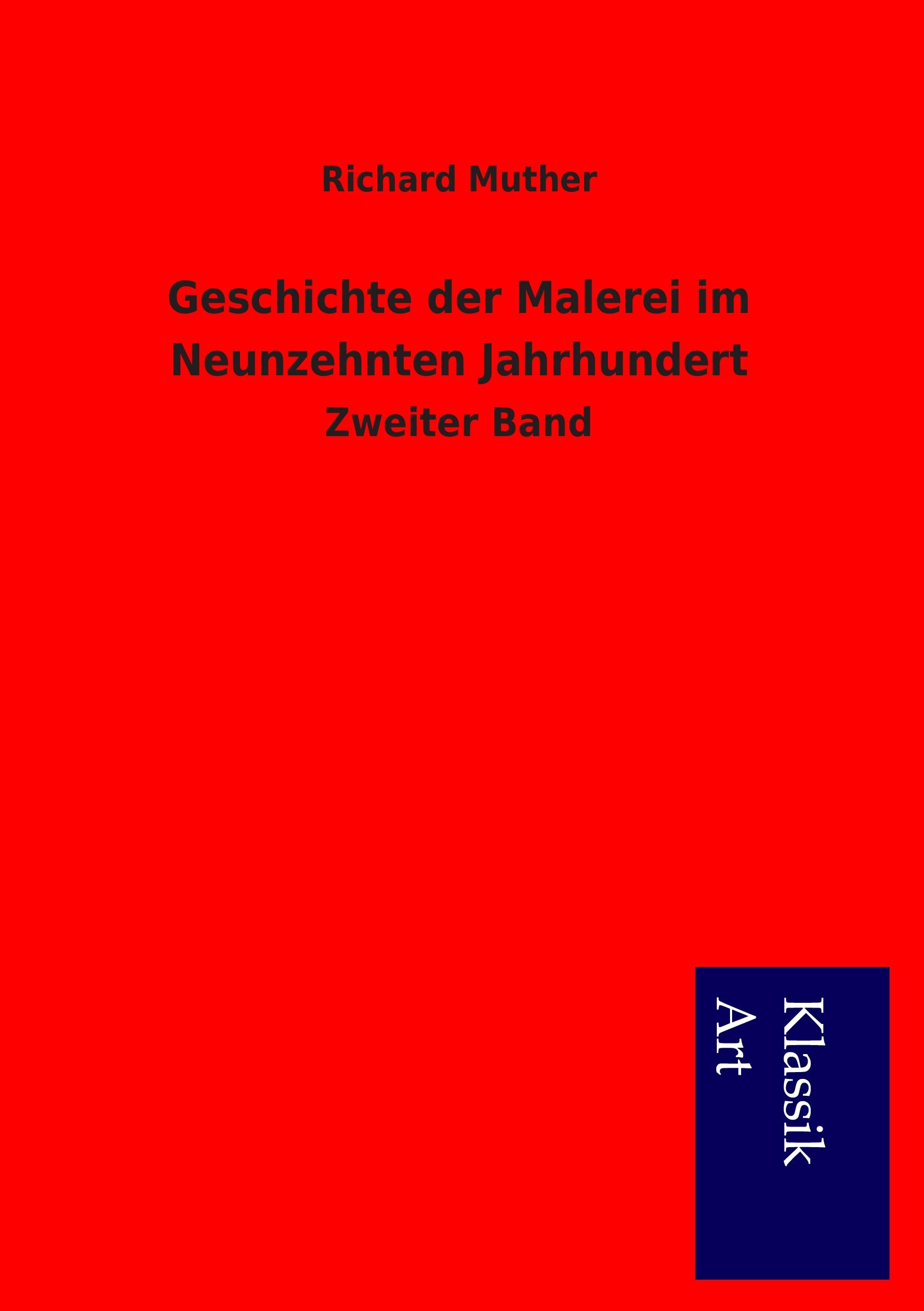 Vorderes Coverbild Geschichte der Malerei im Neunzehnten Jahrhundert