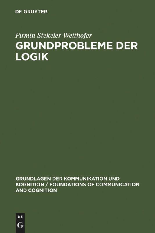Vorderes Coverbild Grundprobleme der Logik