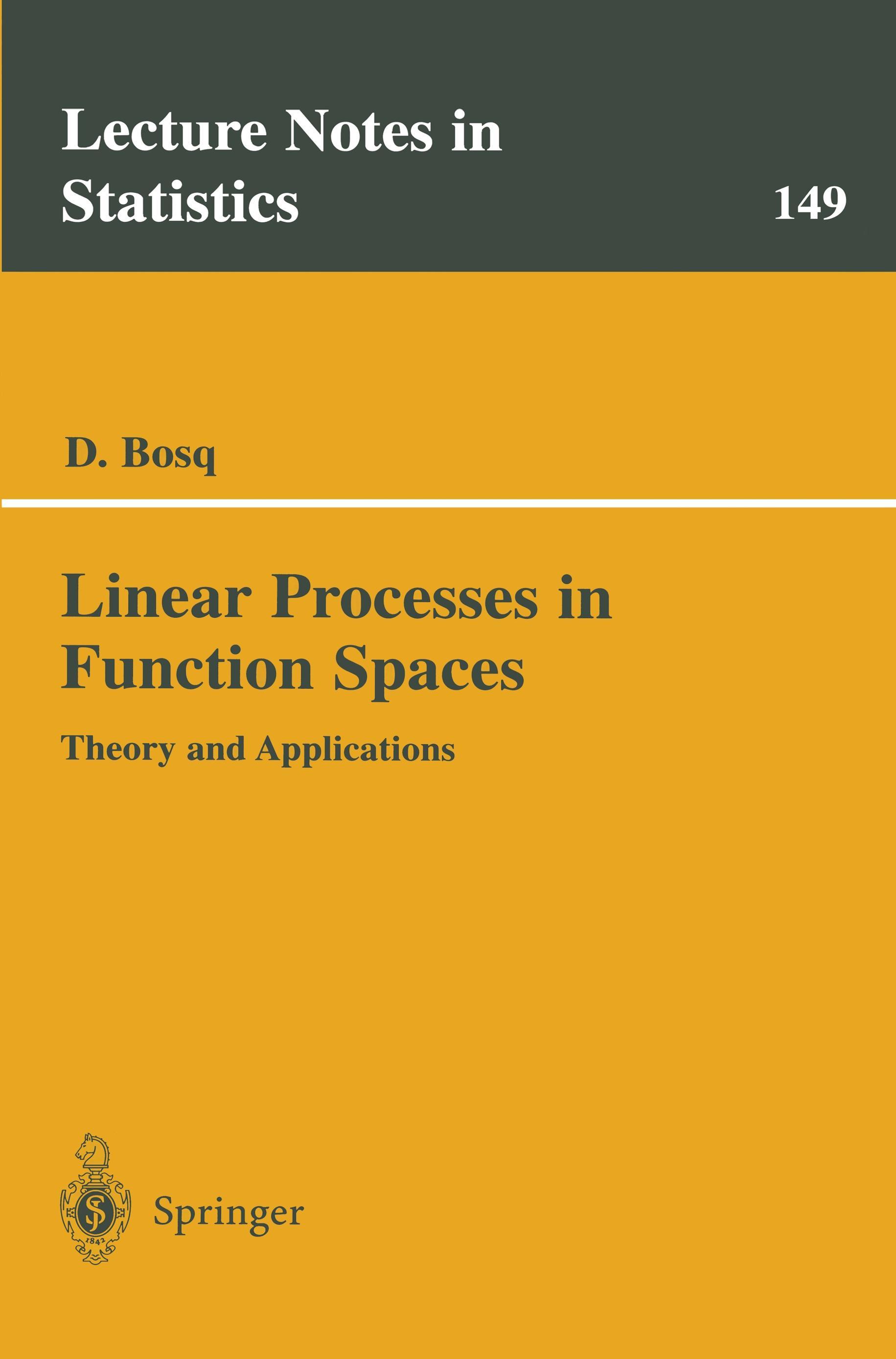 Vorderes Coverbild Linear Processes in Function Spaces
