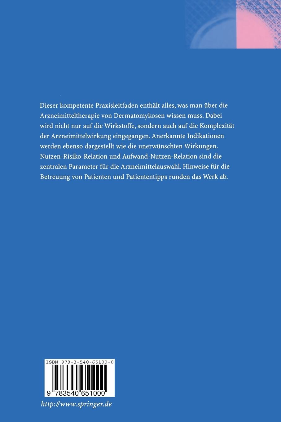 Rückseitencover Dermatomykosen