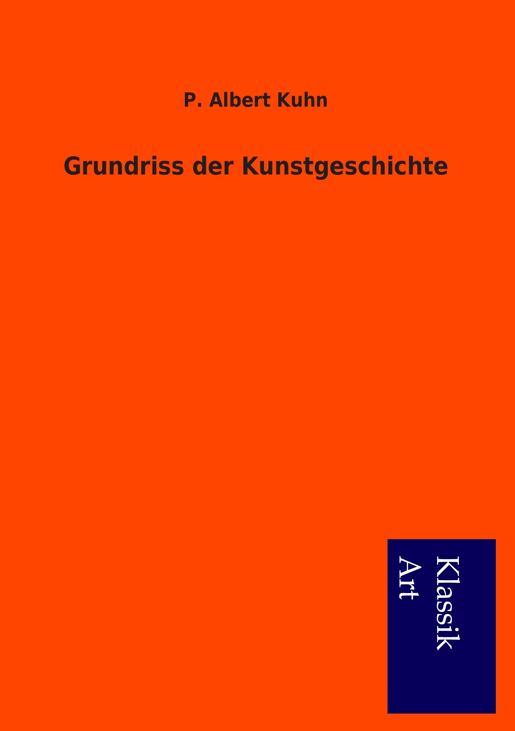 Vorderes Coverbild Grundriss der Kunstgeschichte
