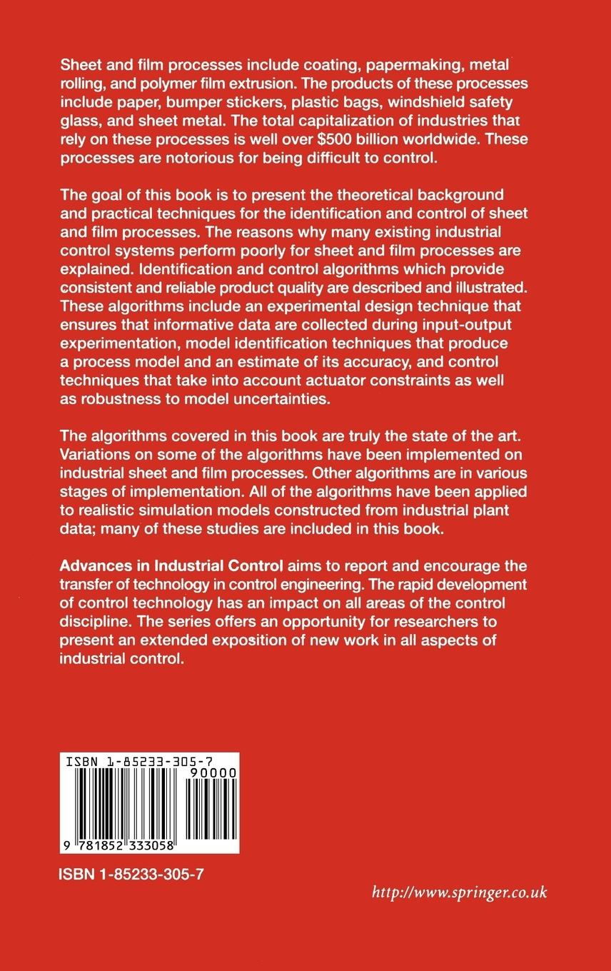 Rückseitencover Identification and Control of Sheet and Film Processes