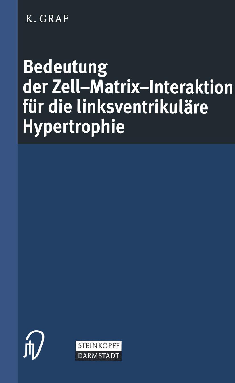 Vorderes Coverbild Bedeutung der Zell-Matrix-Interaktion für die linksventrikuläre Hypertrophie