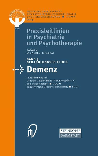 Vorderes Coverbild Behandlungsleitlinie Demenz
