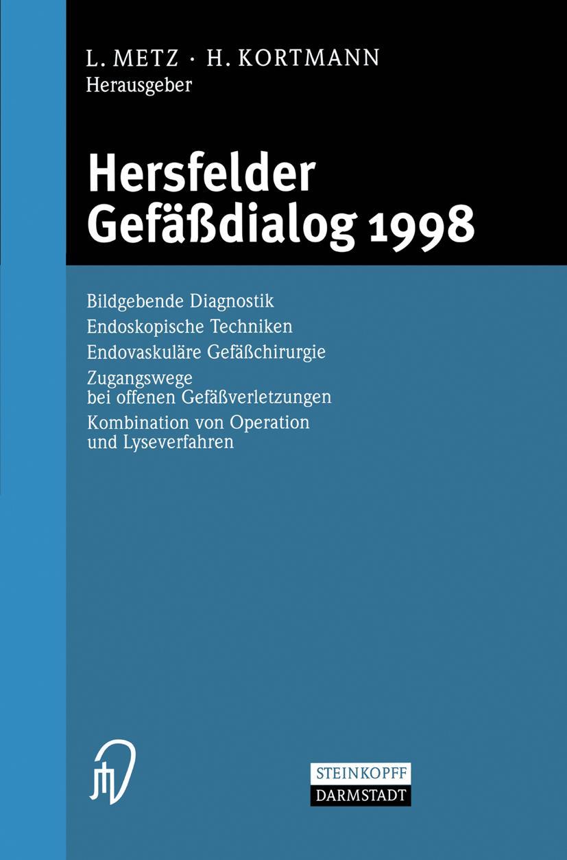 Vorderes Coverbild Hersfelder Gefäßdialog 1998