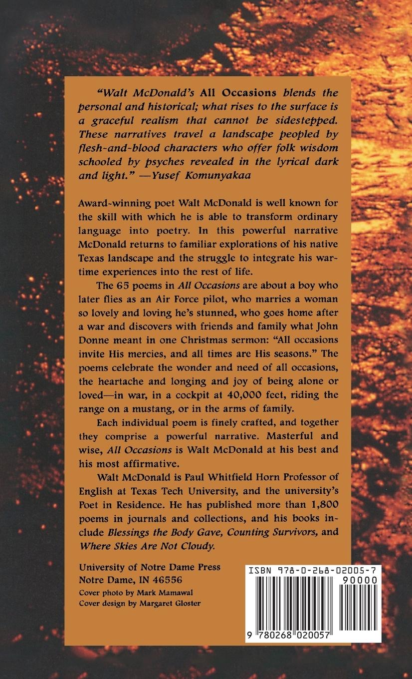 Rückseitencover All Occasions