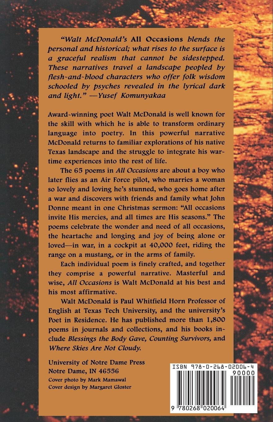 Rückseitencover All Occasions