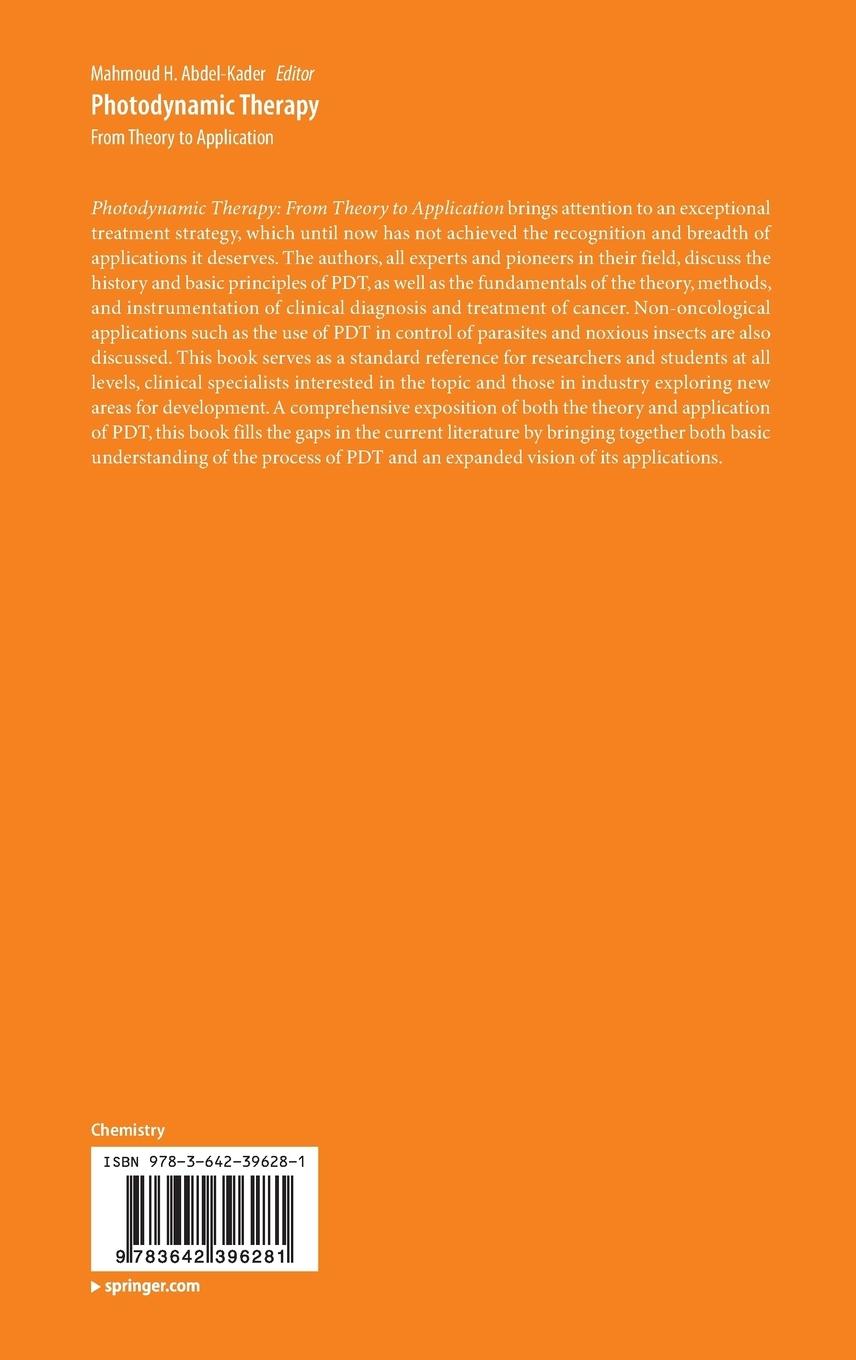 Rückseitencover Photodynamic Therapy