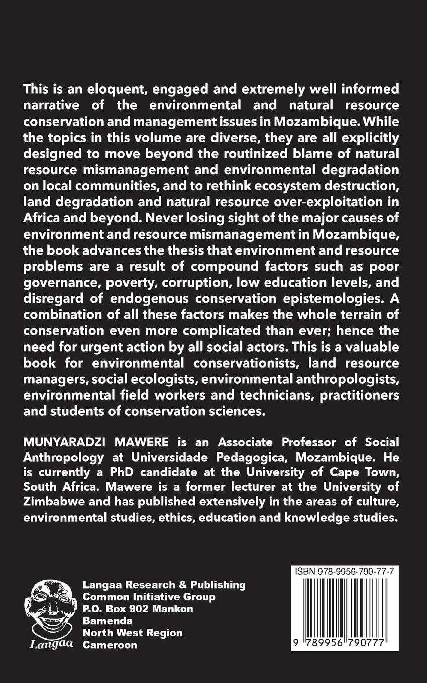 Rückseitencover Environment and Natural Resource Conservation and Management in Mozambique