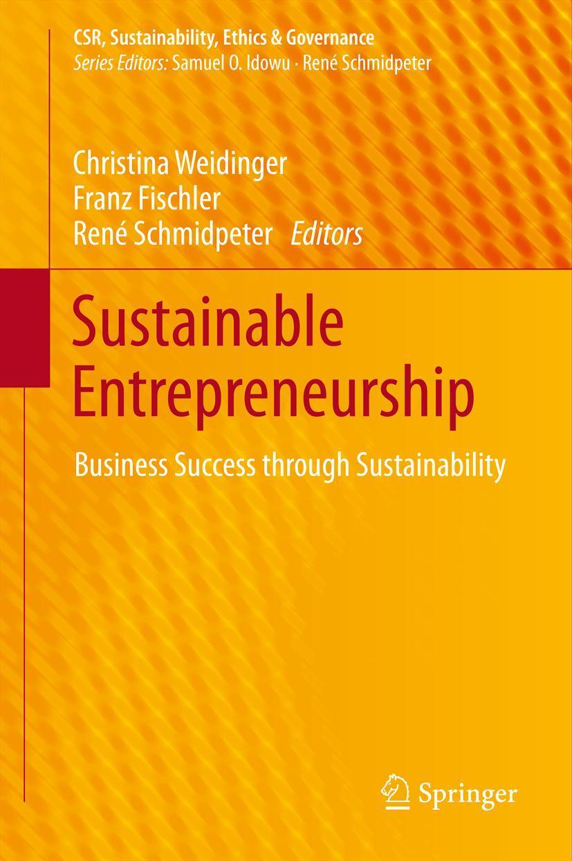 Vorderes Coverbild Sustainable Entrepreneurship