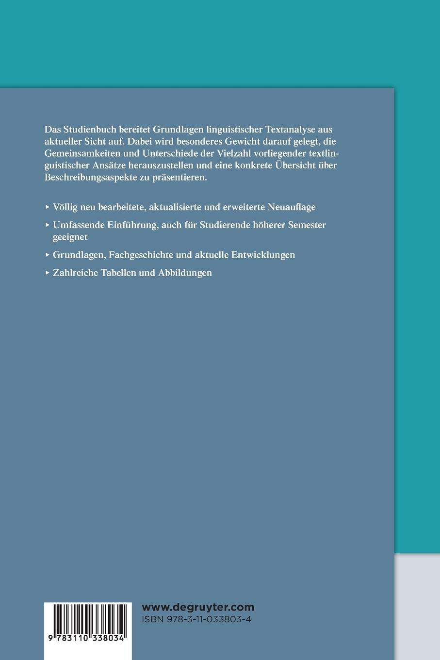 Rückseitencover Textlinguistik