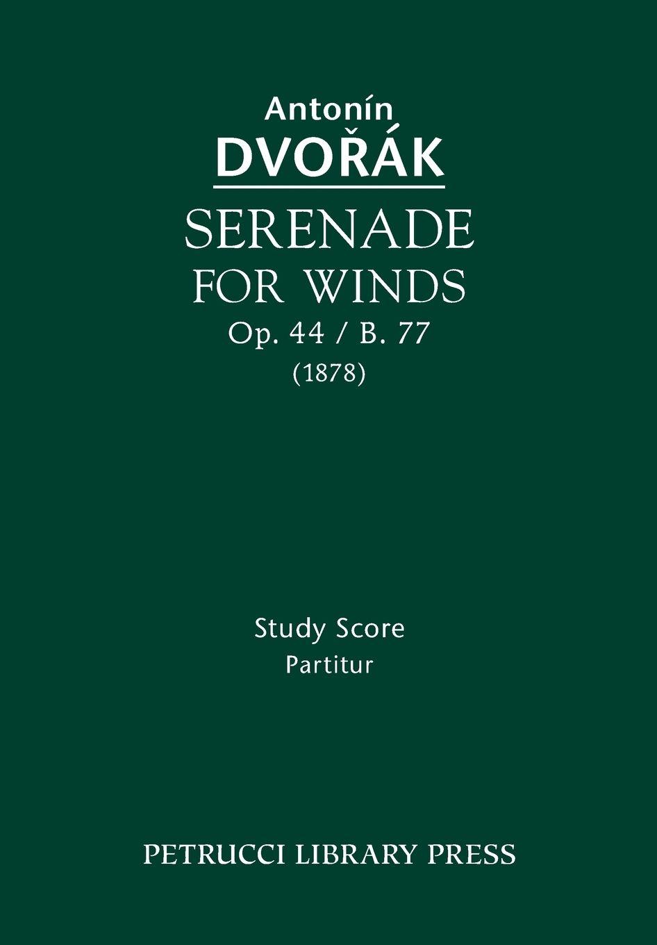 Vorderes Coverbild Serenade for Winds, Op.44 / B.77