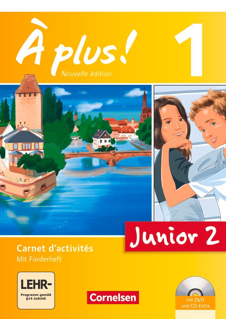Vorderes Coverbild À plus! Nouvelle édition Junior. Band 1. 2. Lernjahr. Carnet d'activités mit CD-Extra und DVD-ROM