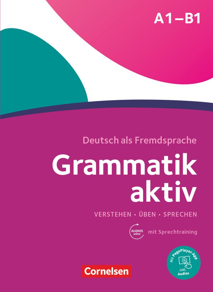 Vorderes Coverbild Grammatik aktiv A1-B1
