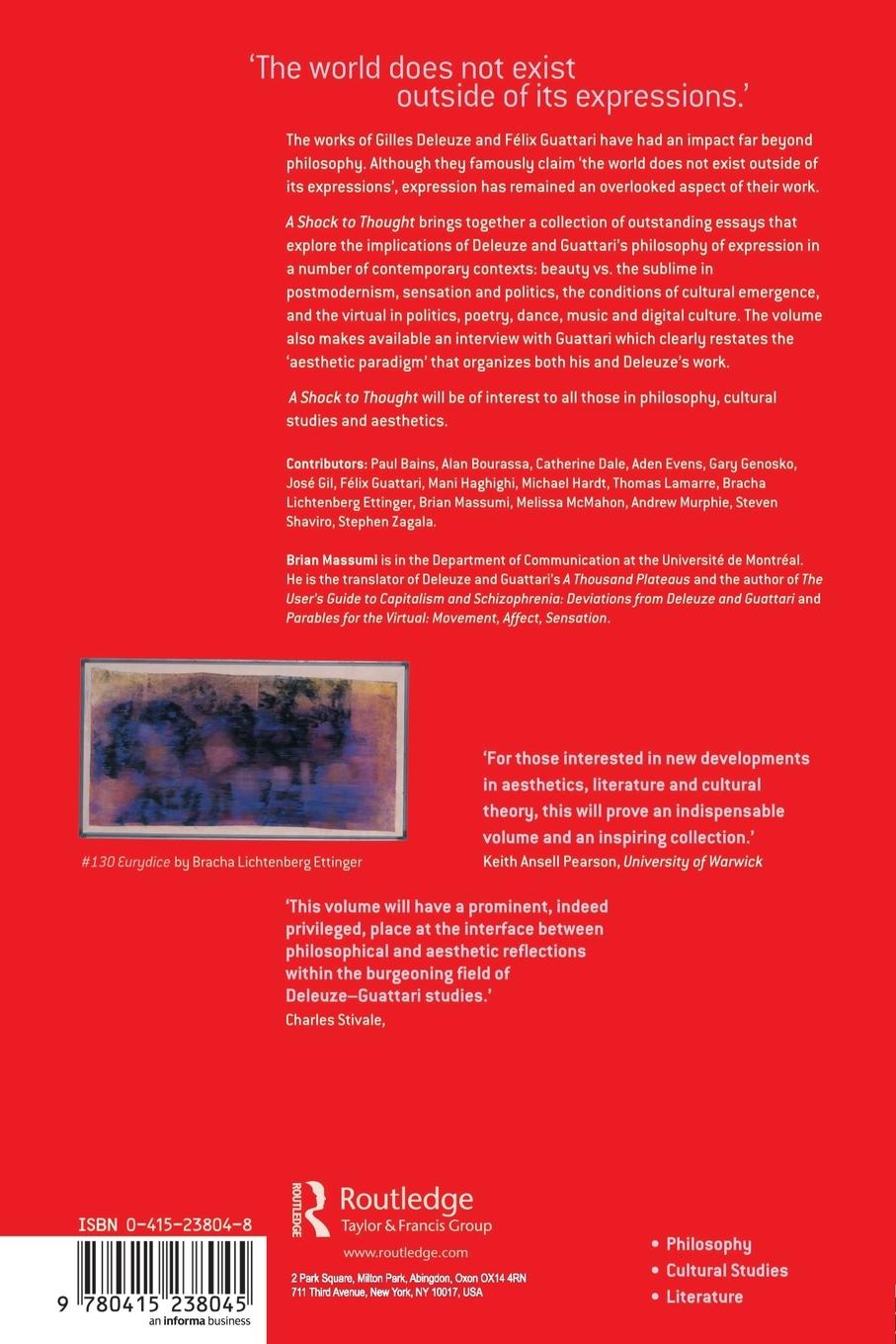 Rückseitencover A Shock to Thought