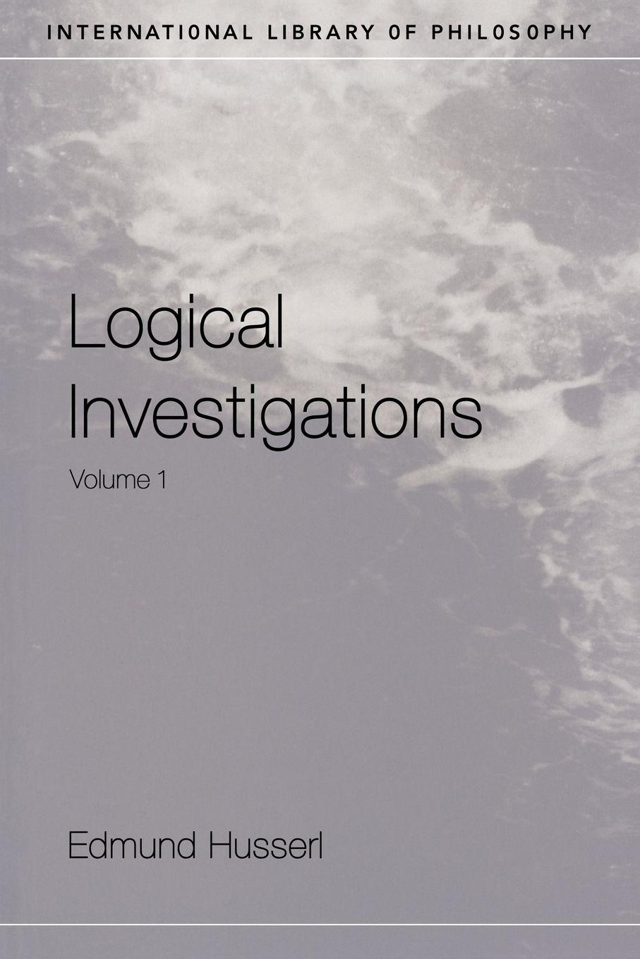 Vorderes Coverbild Logical Investigations Volume 1
