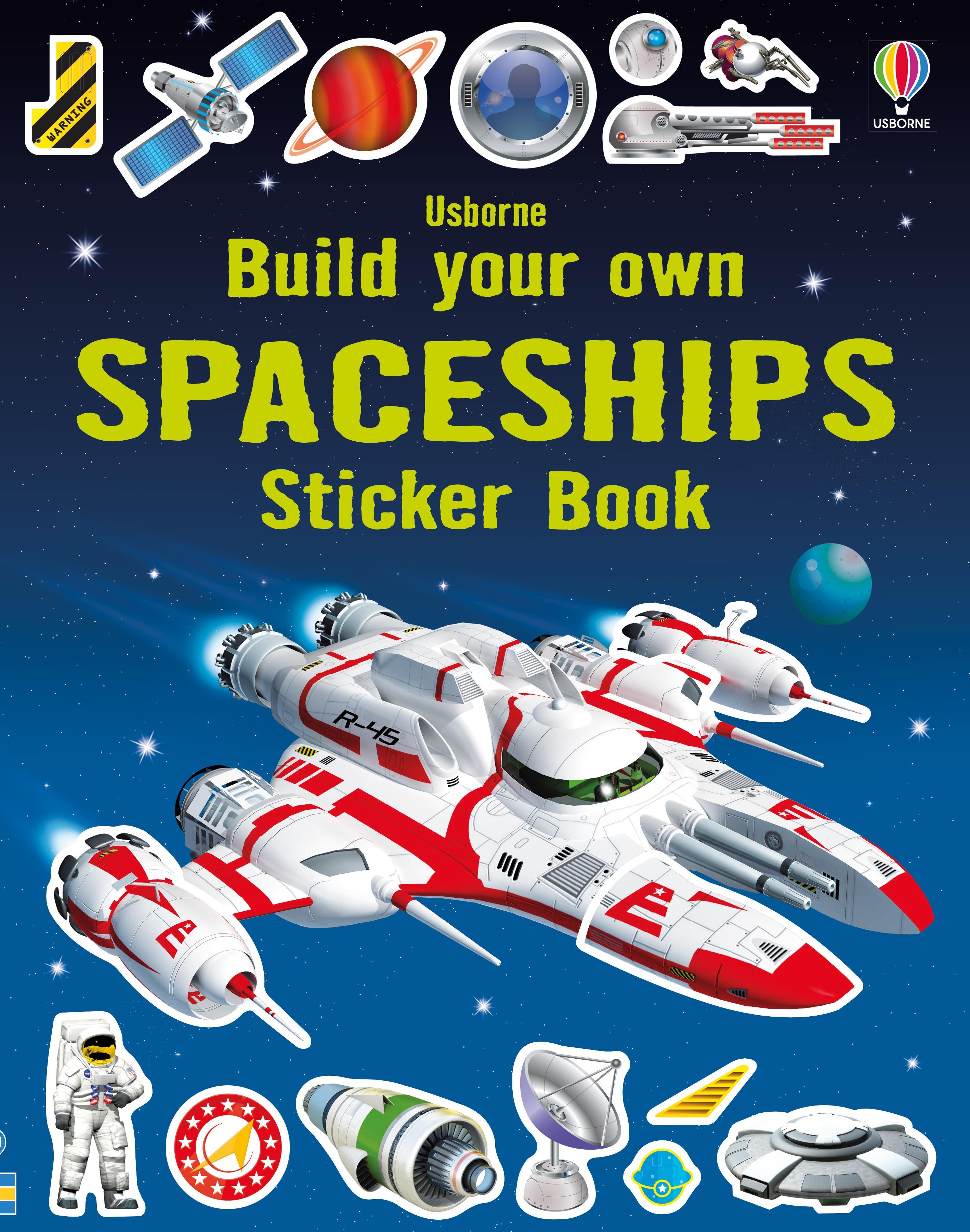 Vorderes Coverbild Build Your Own Spaceships Sticker Book