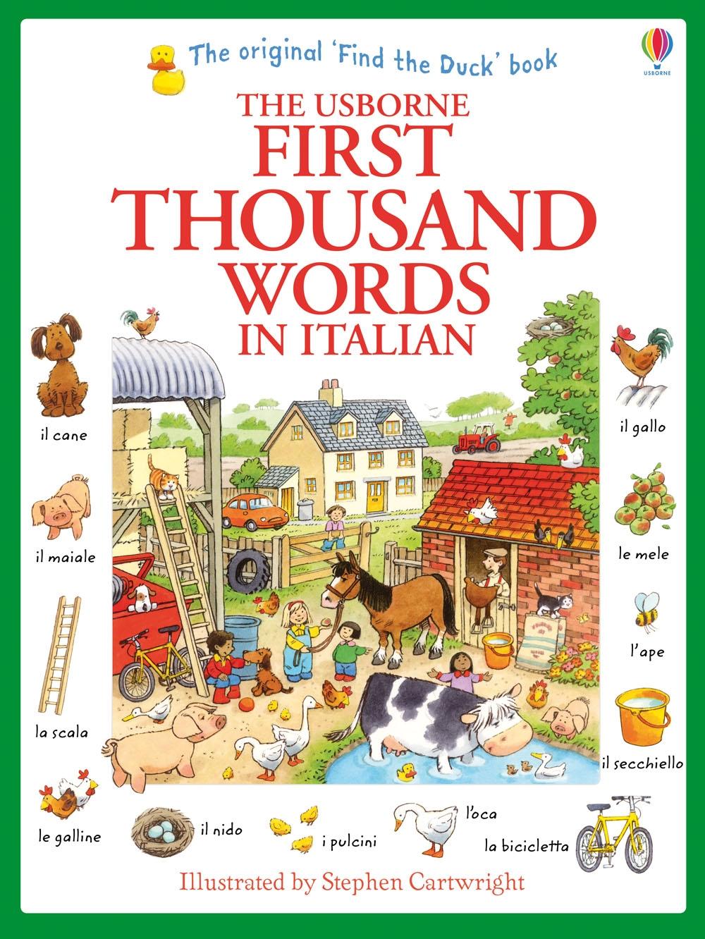 Vorderes Coverbild First Thousand Words in Italian