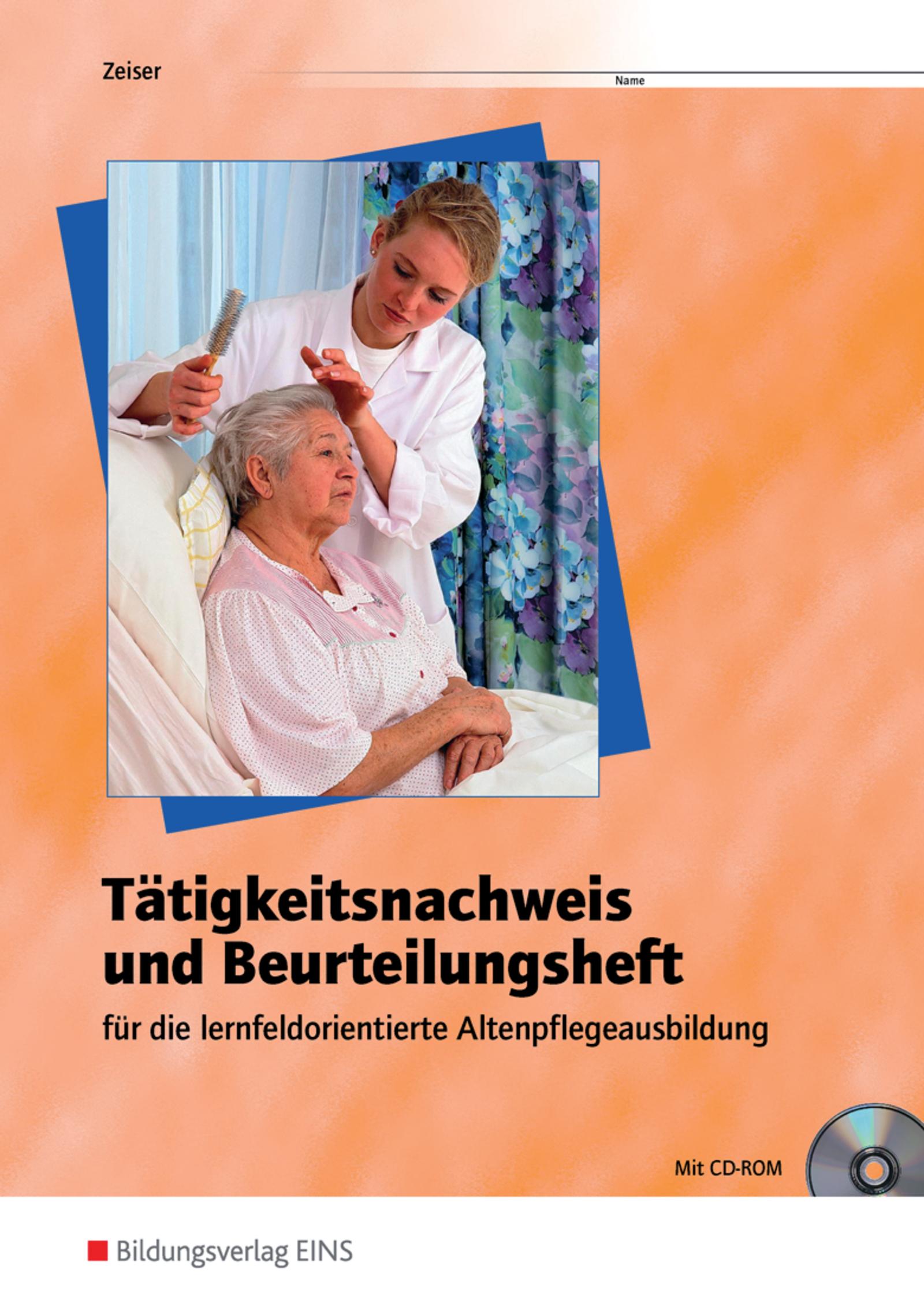 Vorderes Coverbild Tätigkeitsnachweis und Beurteilungsheft