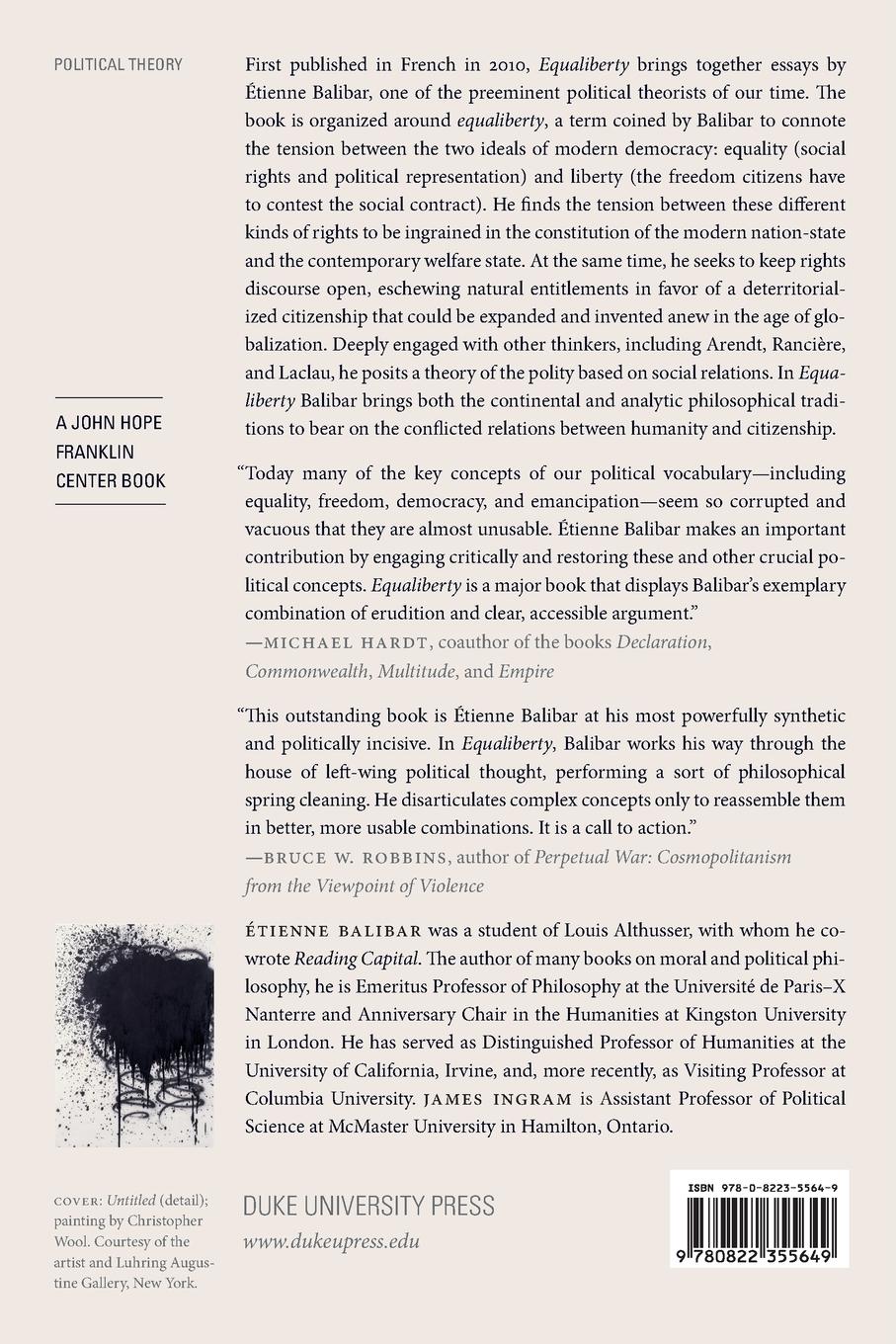 Rückseitencover Equaliberty