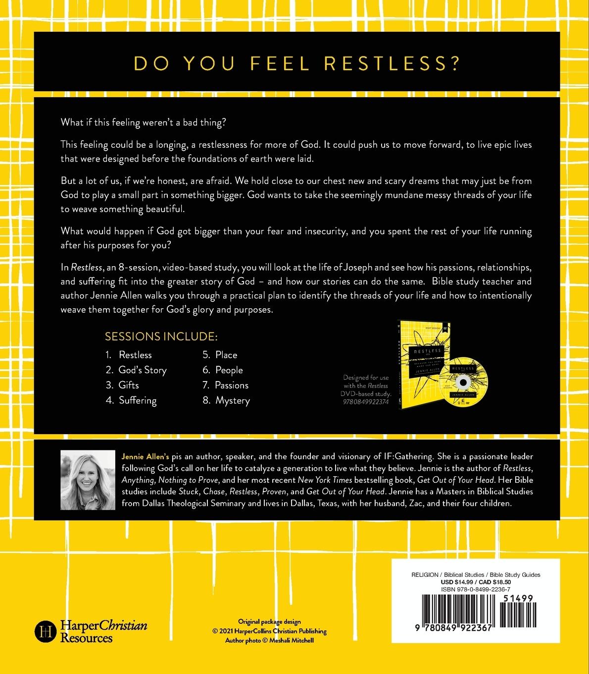 Rückseitencover Restless Bible Study Guide | Softcover